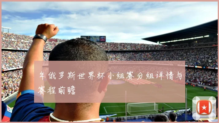 年俄罗斯世界杯小组赛分组详情与赛程前瞻